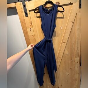Elegant Navy Banana Republic Jumpsuit